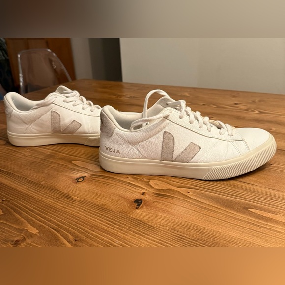 VEJA CAMPO LEATHER WHITE NATURAL - Picture 2 of 9